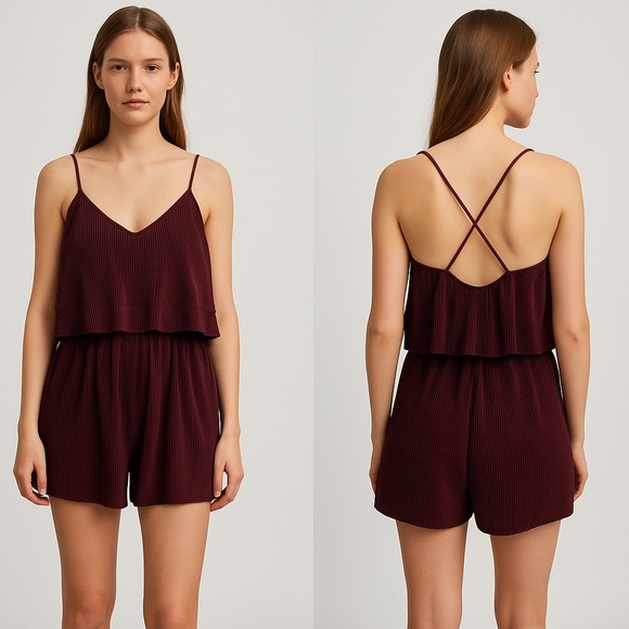 Bear Dance Pants - Bear Dance Maroon Tiered Onesie